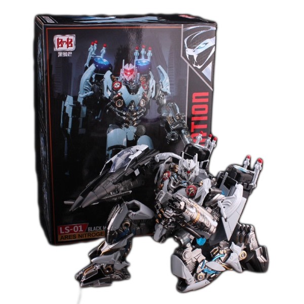 Mästerverk Transformation Toy Nitro Zeus Fighter Action Film Figurer Modell Deformation Bil Robot