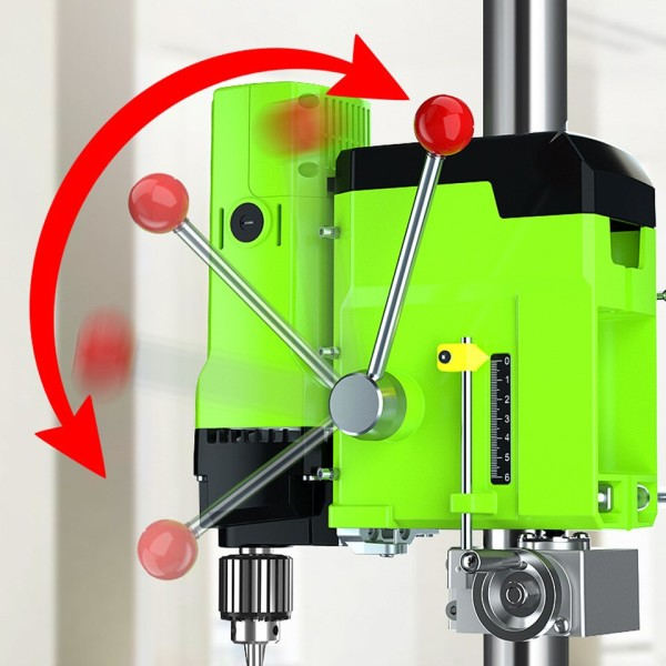 Mini benk bor benk boring maskin variabel hastighet boring chuck 1-16mm for diy tre metall elektrisk verktøy