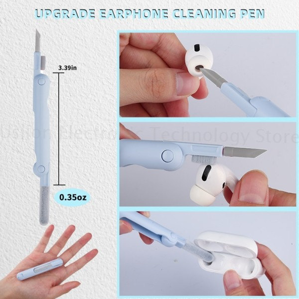 7-i-1 Computer Tastatur Cleaner Brush Kit Earphone Cleaning Pen