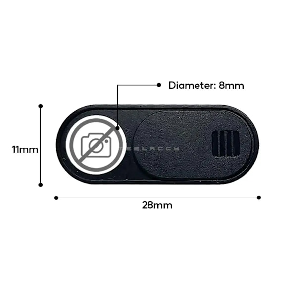 Bil Kamera Cover Til Tesla Model 3 Y Webcam Slide Blocker Privacy Protector 5 pieces kompatible med tablet PC Laptop iPad