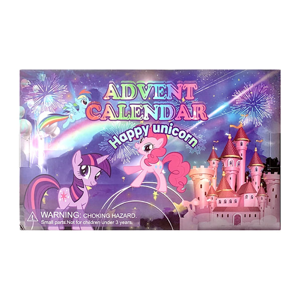 Enhörning figurer present låda 24 bitar advent kalender av anime karaktär dockor