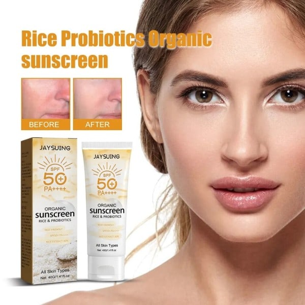 Solkräm kräm SPF 50 Ansiktsbehandling Kropp Sol Screen Sol Vård Ansikte Sol Block Hud Skyddande Oljekontroll Återfuktande blekning