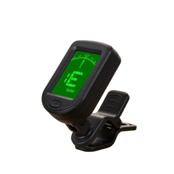 Elektronisk clip-on digital gitarr tuner 360 grader roterbar lcd display
