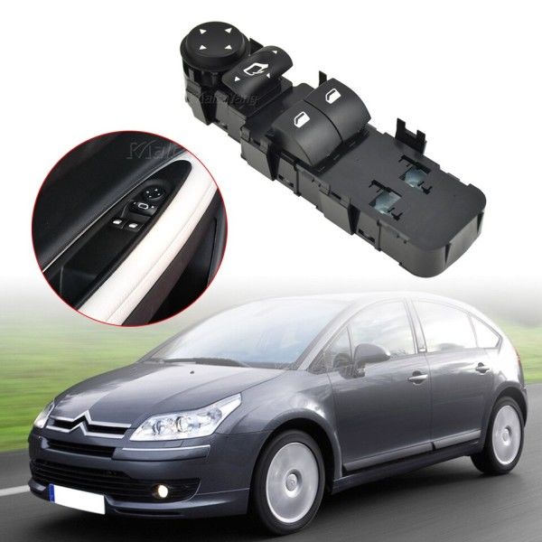 Til Citroen C4 2004-2010 Master Electric Power Window Lifter Switch 9651464277 6554.HE