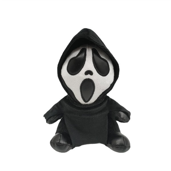 Halloween Kuuma musta Ghostface sarjakuva söpö hanska pehmo lelut kauhu huuto tytöt pojat lahja