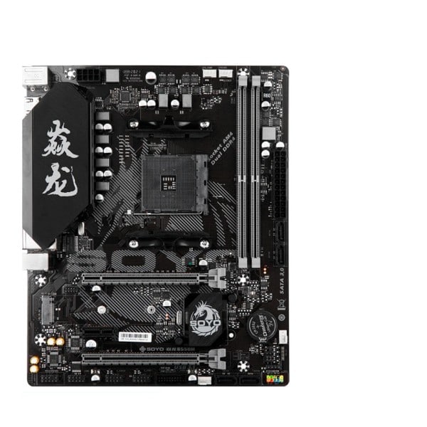 Monarch Dragon AMD B550M Gaming Moderkort USB3.1 M.2 Nvme Sata3 Stöd R5 3600 CPU (AM4 socket
