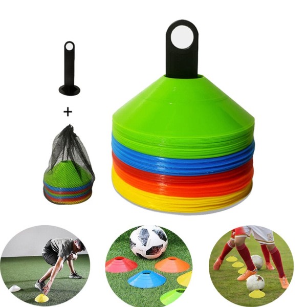 10 stk kjegle sett fotball trening utstyr for barn proff disk kjegler  agility trening hindringer unngå sport trening tilbehør f97d | Fyndiq