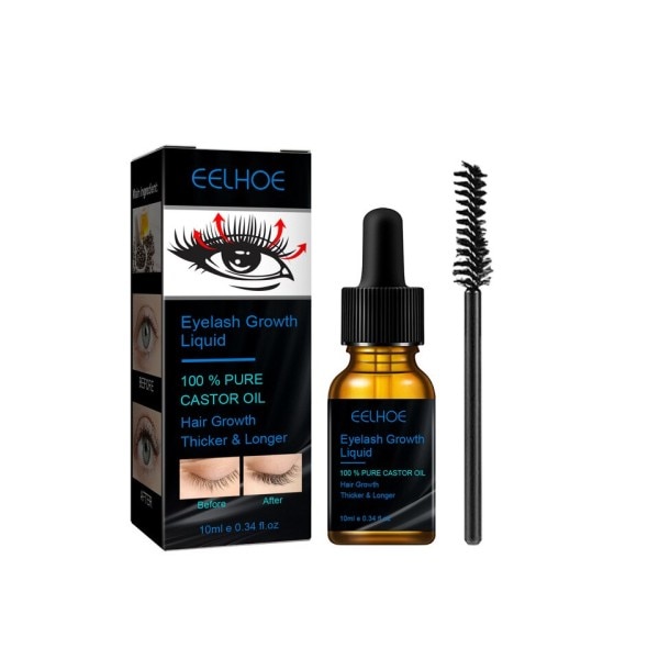 Snabb Ögonfransar Enhancer Naturlig Ögonfrans Tillväxt Serum Tjockare Ögonfrans vård Ögonbryn Lyft