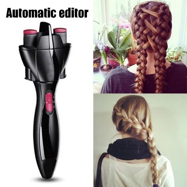 Elektrisk Hår Fletning Automatisk Twist Fletning Strik Enhed Maskin Fletning Frisur Hår Styling Værktøj