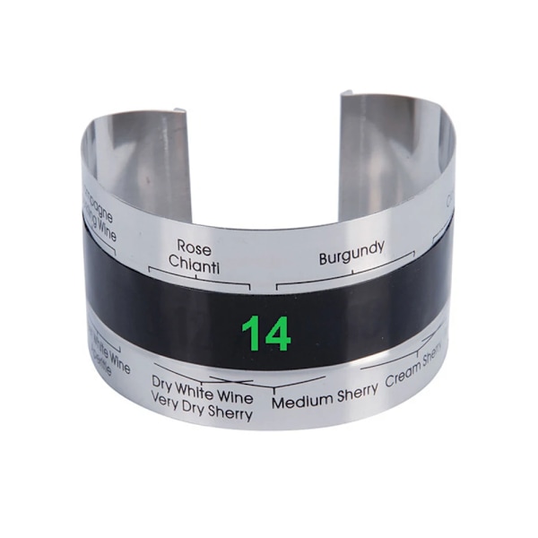 Vin halsbånd Termometer Bar Drikke Verktøy Clever Flaske Snap Termometer LCD Display klipp Sensor