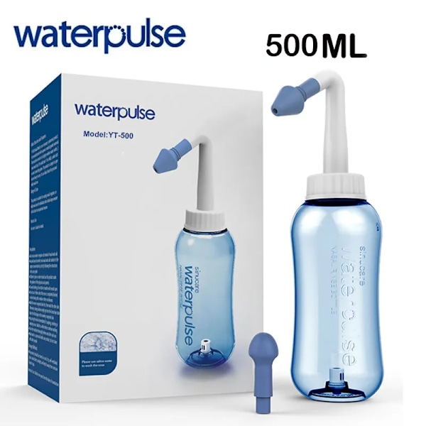 500ml Nese renser Nasal Irrigator Nasal Wash Neti Pot Unngå Allergisk Rhinitt Sinusitt kur For Voksen Barn