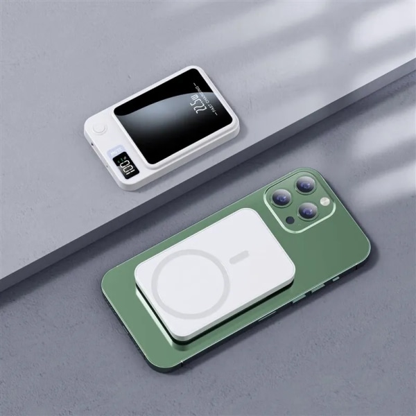 Magnetisk Qi Trådløs lader Power Bank 22,5W Rask Lading Powerbank