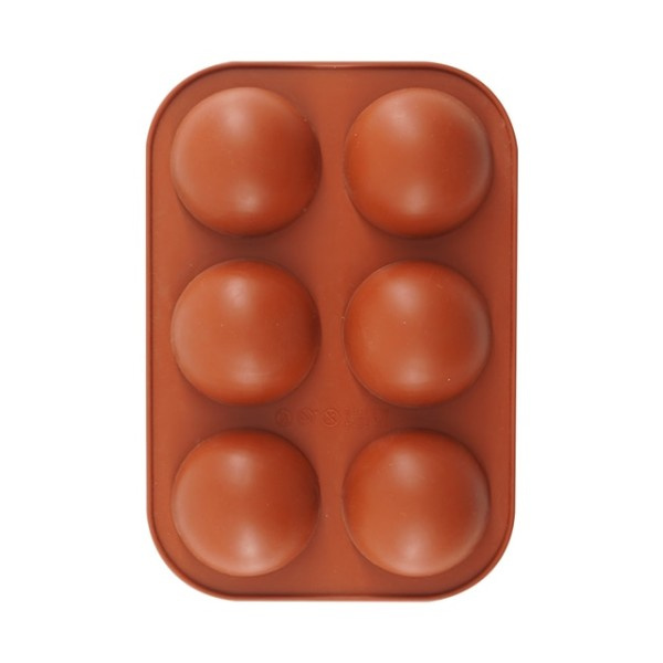 3D Rund Halvsfär Silikon Form för kaka Gör-det-själv Bakning choklad Miljövänlig Tårta form