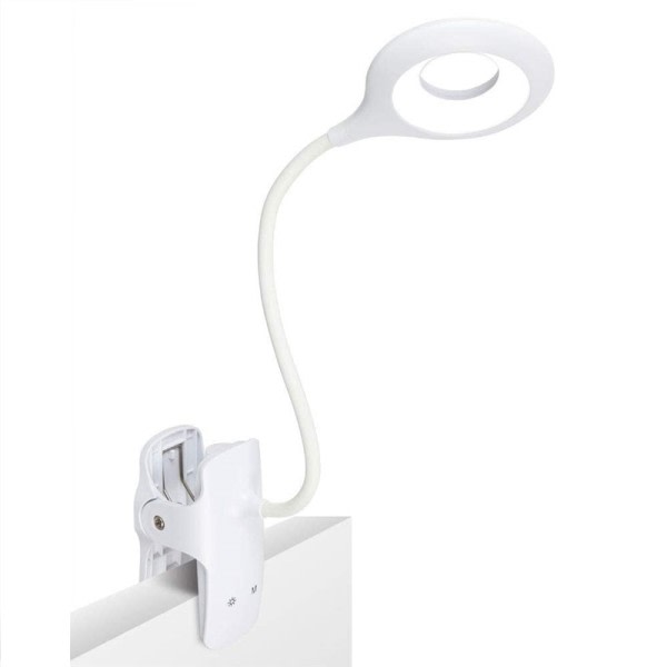 USB uppladdningsbar ögonskydd läs lampa bärbar bord lampa läs ljus klämma bord bord lampa