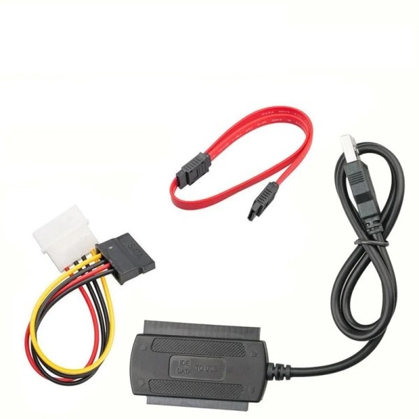 USB 2.0 till IDE SATA S-ATA 2.5 3.5 HD HDD Hårddisk Adapter Omvandlare