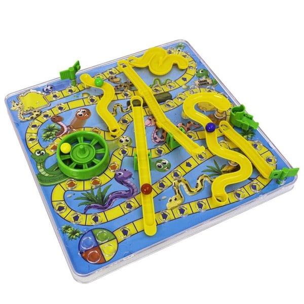3D Snake Board Spil Legetøj Stiger Skak Spil Interaktivt Desktop Fest Legetøj