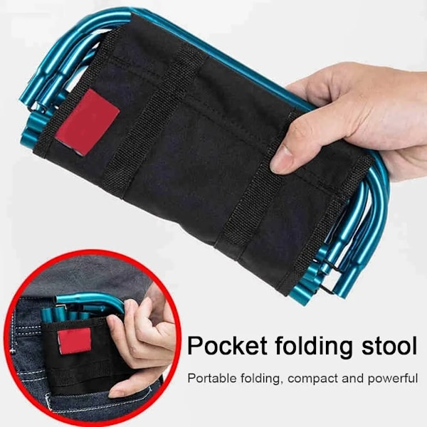 Utomhus aluminium legering portabel vikbar picknick camping pall mini förvaring fiske stol ultralight möbler