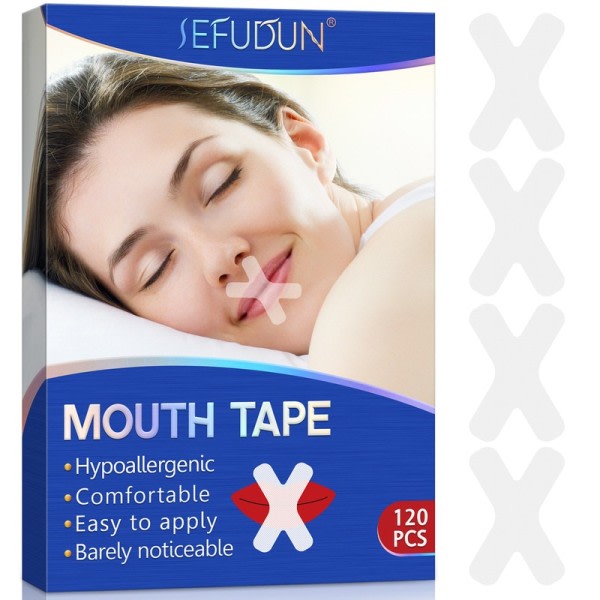 120 stykker Søvn Strip mund tape til snorken for bedre næse åndedræt forbedret