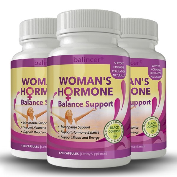 Kvinder's Supplement - Hjælper Lemper Periode Smerter, Balance Endokrine System Hormoner, Support Energi & Forbedre Humør