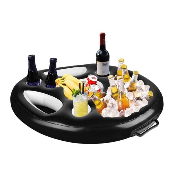 Sommar Hav Hink Mugg Hållare Uppblåsbar Pool Strand Sim Lek Familj Fest Flytare Öl Dricka Bricka Kylare Bord Leksaks Tillbehör