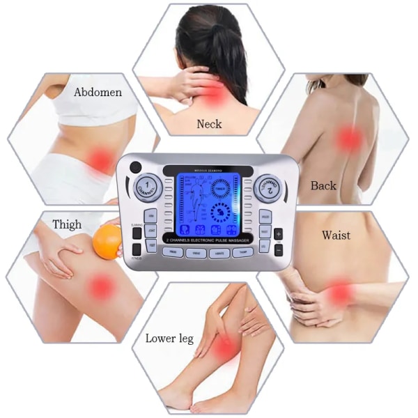 Kropp massasje elektronisk slanking puls massasje muskel slappe av smerte lindring stimulator