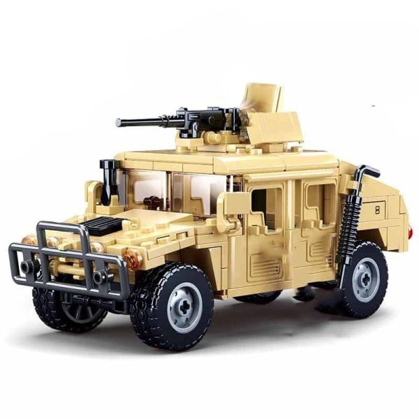 Militær serie ørken overfald køretøj specialstyrker SWAT Figurer Gør-det-selv model Bygge klodser Klodser Legetøj