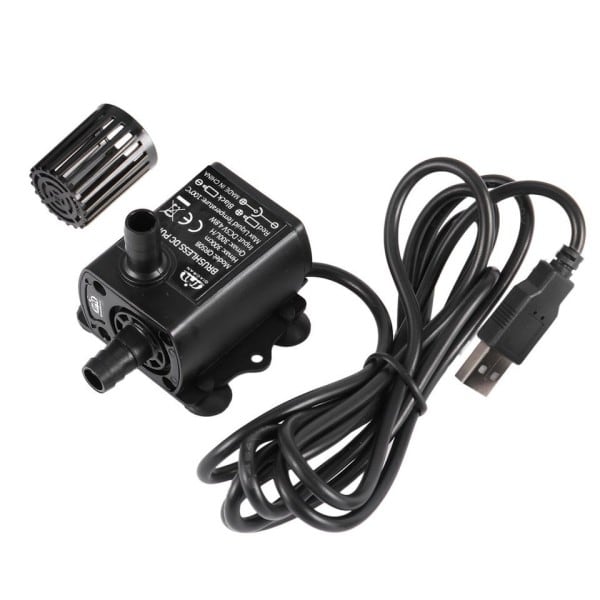 Erittäin hiljainen harjaton DC USB vesi pumppu upotettava suihkulähde akvaario kiertovesi