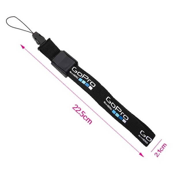 Håndledd stropp Nylon streng Hånd Snor Tau Snor Justerbar for GoPro Hero 9 8 7 6 SJCAM DJI OSMO Action Kamera Tilbehør