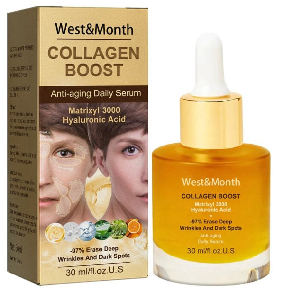 Kollagen Boost Matrixyl Radera Djupa rynkor Och Mörka Fläckar Anti-aging Dagligen Serum