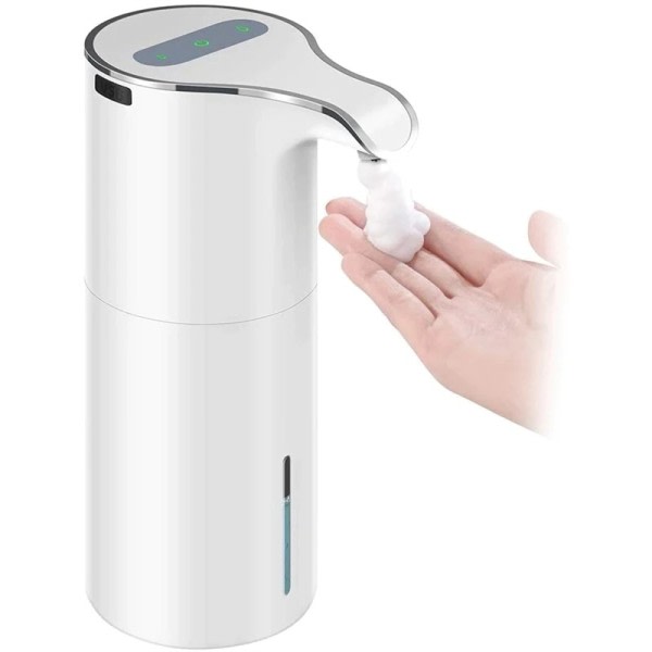 450 ml automatisk såpe dispenser berøringsfri skummende såpe dispenser oppladbar vanntett skum såpe pumpe dispenser