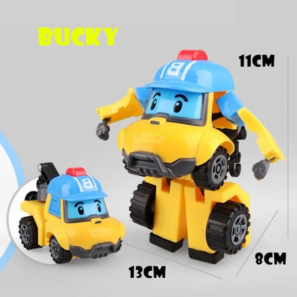 Leksaker Poli Robocar Transformation Robot Leksaker Bil Modell Anime Action Figur Leksaker