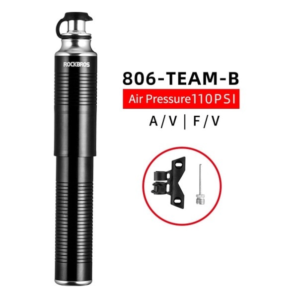 Polkupyörä pumppu pyörä mini 150 PSI alumiini seos kannettava  paine painemittarilla täyttö pyöräily rengas pumppu