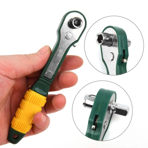 Mini 1/4 Skruvmejsel Stång Justerbar Snabb Spärrnyckel Snabb Socket skiftnyckel Verktyg