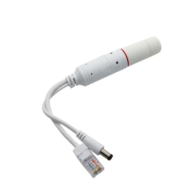 48V til 12V POE Spliter Vannbeskyttelse  Med Video Og Strøm Adapter Kabel Forsyning Modul Injektor