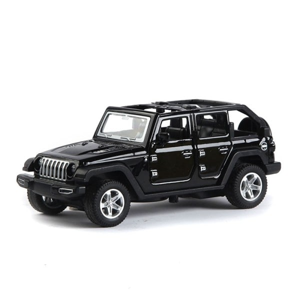JEEPS Wrangler metalliseos auto malli simulaatio maasto lelu ajoneuvo koriste koristeet veto takaisin lelut auto