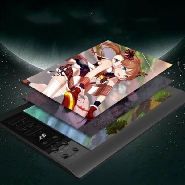 Suuri digitaalinen piirustus taide tabletti luonnos alusta kynällä
