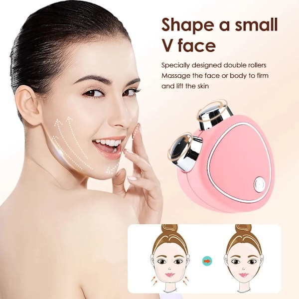 Micro Current Beauty Instrument Mini Kannettava Kasvot Hieno hieronta EMS Hieno Contour Lifting kiinteyttävä kasvohoito iho
