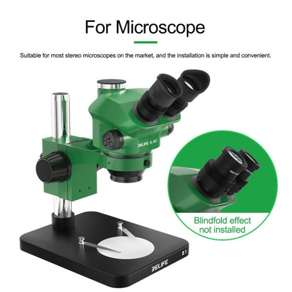 3D glasögon gummi okular lock skydd för kikare biologiskt stereo mikroskop