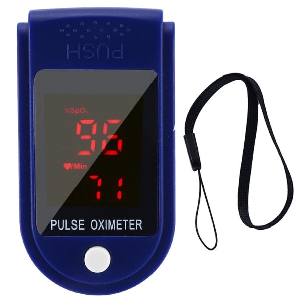 Blod Oximeter Fingertopp Mättnad Detektion Puls Finger Klämma Trådlös Bärbar