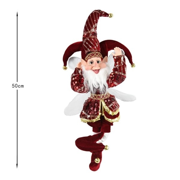Joulu koristeet tonttu nukke lelu riippuva seisova sisustus navidad riipus koristeet