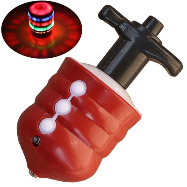 LED Lights Spinner Spinning Top Toy, Colorful Blinkande LED Lights och Music Gyro Gyroscope