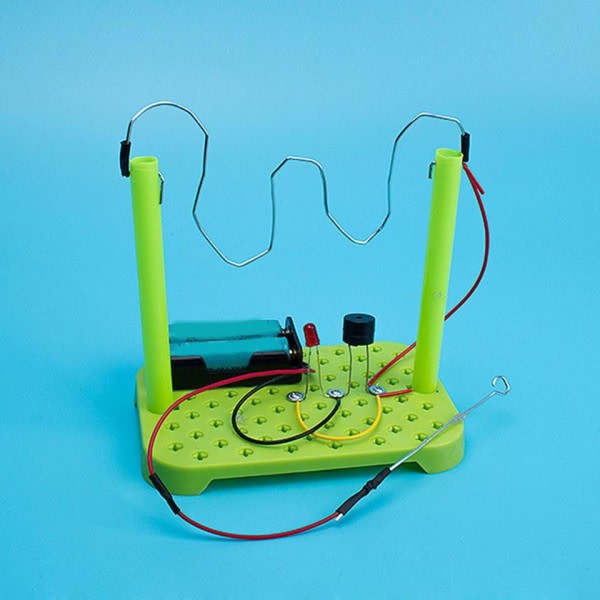 Gør-det-selv fysiske videnskabelige eksperimenter kredsløbssæt  ABS elektroniske komponenter børn pædagogisk manual legetøj