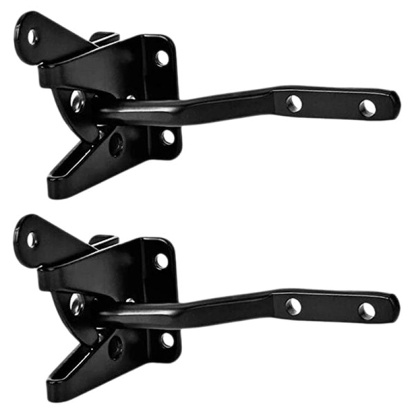 2 stk Selv Låse Gate Lås Automatisk Gravity Lever Hegn Gate Lås