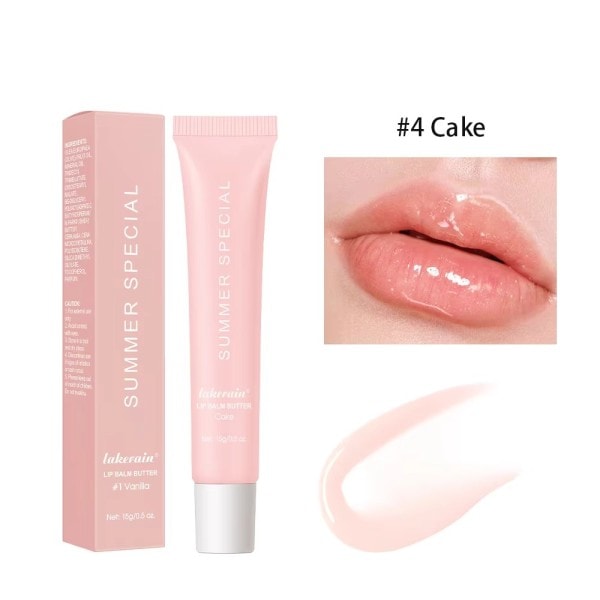4 bitar  Läpp Balm Djup Fuktgivande Läpp Glaze Utjämnande Läpp Liner