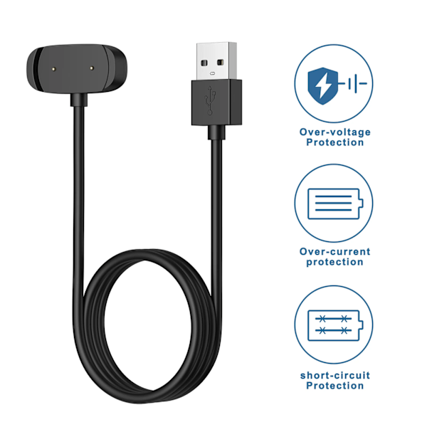 USB C Laddare För Amazfit GTS 2e/GTS 2 mini/T-rex Pro/Bip 3 Pro Laddningskabel