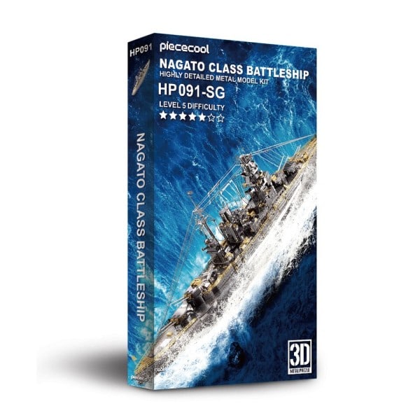 3D metalli palapeli malli rakennus - - Nagato luokka taistelulaiva palapeli lelu
