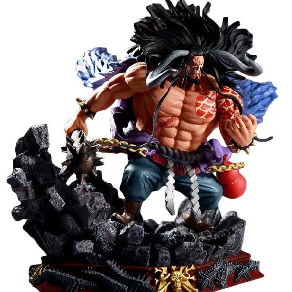 One Piece Anime Lelu Beasts Pirates GK Battle Kaido toiminta Figuuri PVC Erinomainen malli