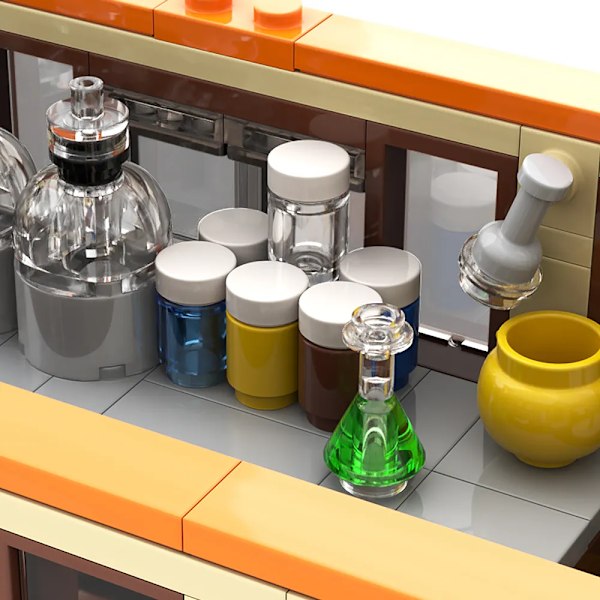 Ny Breaking Bad Pinkman Cooking Lab RV Bil Bygning Klosser Set Walter White Van Kjøretøy Leketøy