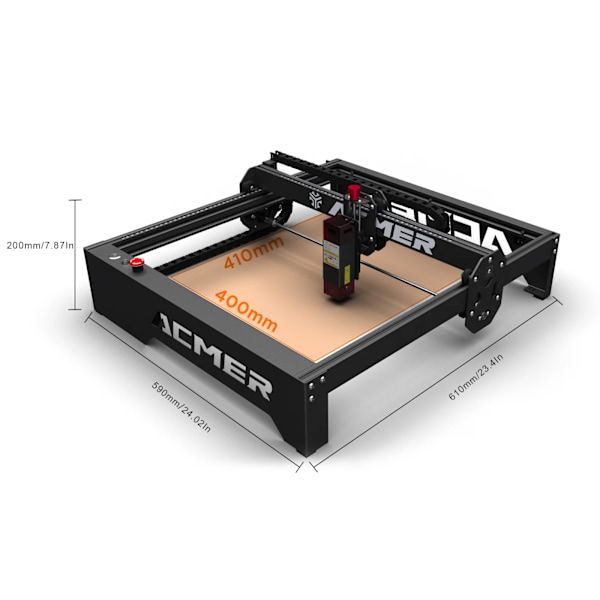 10W tehokas laser kaiverrus kone Wifi ohjaus laser kaiverrus leikkaus kone