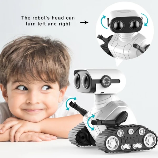 Smart Robot Uppladdningsbar RC Ebo Robot Leksaker För Barn Fjärrkontroll Interaktiv leksak